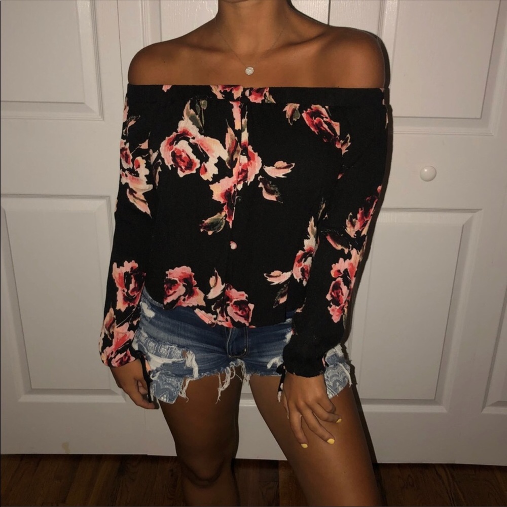 Kendall & Kylie Off the Shoulder Top